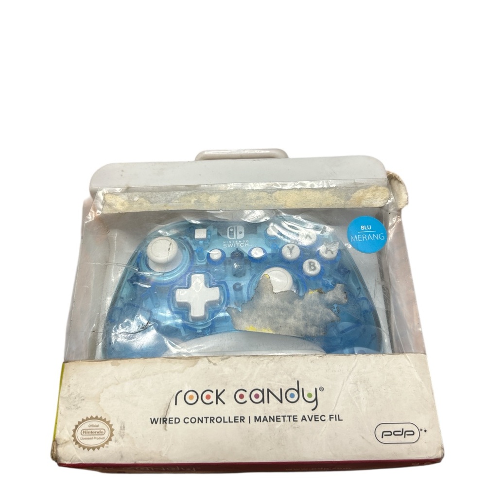Rock Candy Wired Controller for Nintendo Switch – Blue (Blu Merang) – PDP
